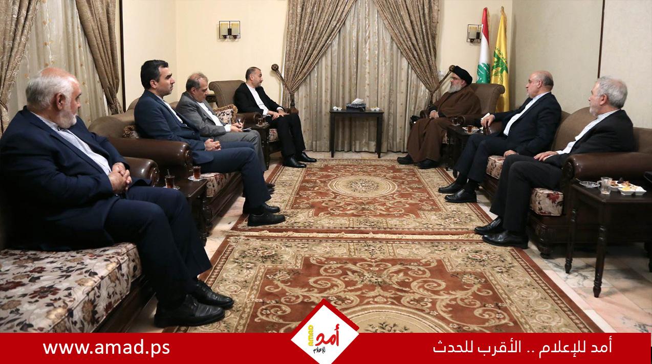 عبد اللهيان يلتقي نصر الله لبحث الاتفاق السعودي الإيراني
