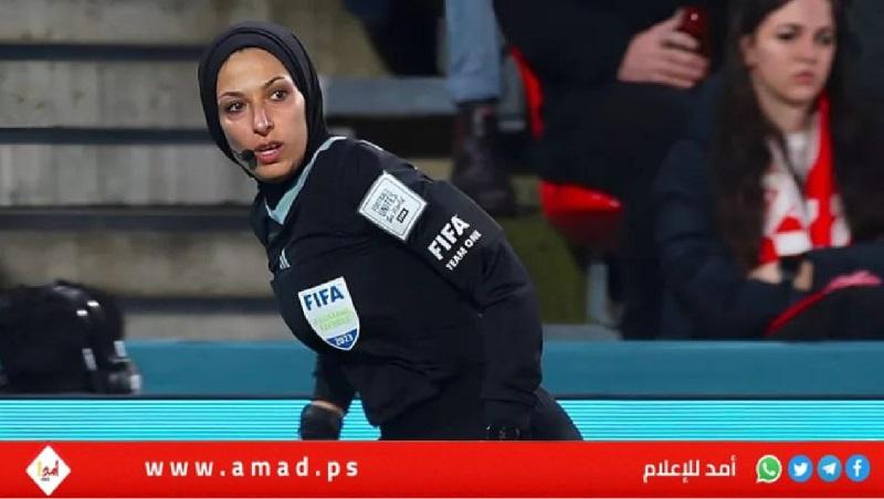 "هبة سعدية" أول حكمة فلسطينية ومحجبة في تاريخ كأس العالم للسيدات