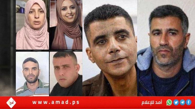 (6) أسرى يواصلون إضرابهم المفتوح عن الطعام بينهم القائد "زكريا الزبيدي"