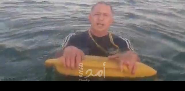 بالفيديو .. المواطن جبريل يرد على المستشار  أبو حسنة بخصوص سبب خروجه بفيديو من وسط البحر