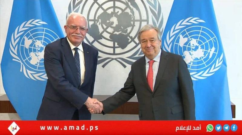 المالكي يلتقي في نيويورك الأمين العام للأمم المتحدة "غوتيريش"