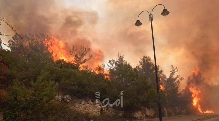 بيروت: وفاة مواطن لبناني إثر إستمرار الحرائق
