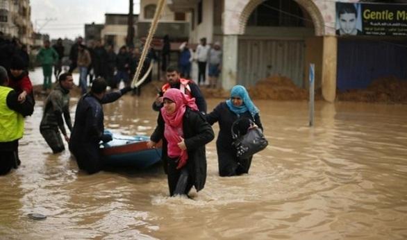 الامم المتحدة تعلن حالة الطوارئ في غزة بسبب الفيضانات