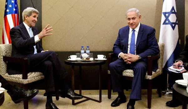 نتنياهو اجتمع مع كيري وبحث الملفين الفلسطيني والسوري..ولقاء ثان اليوم