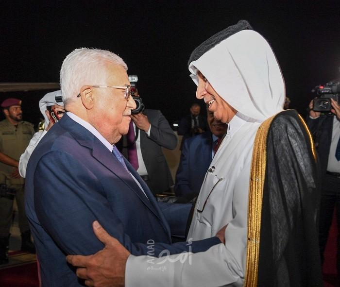 عباس يصل العاصمة القطرية