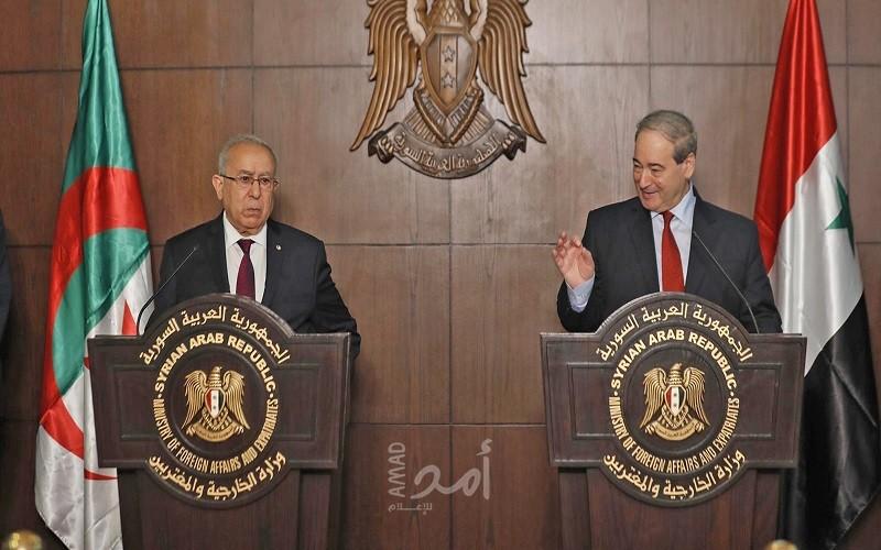المقداد للعمامرة: سوريا لا تفضل طرح مسألة عضويتها في الجامعة العربية خلال قمة الجزائر