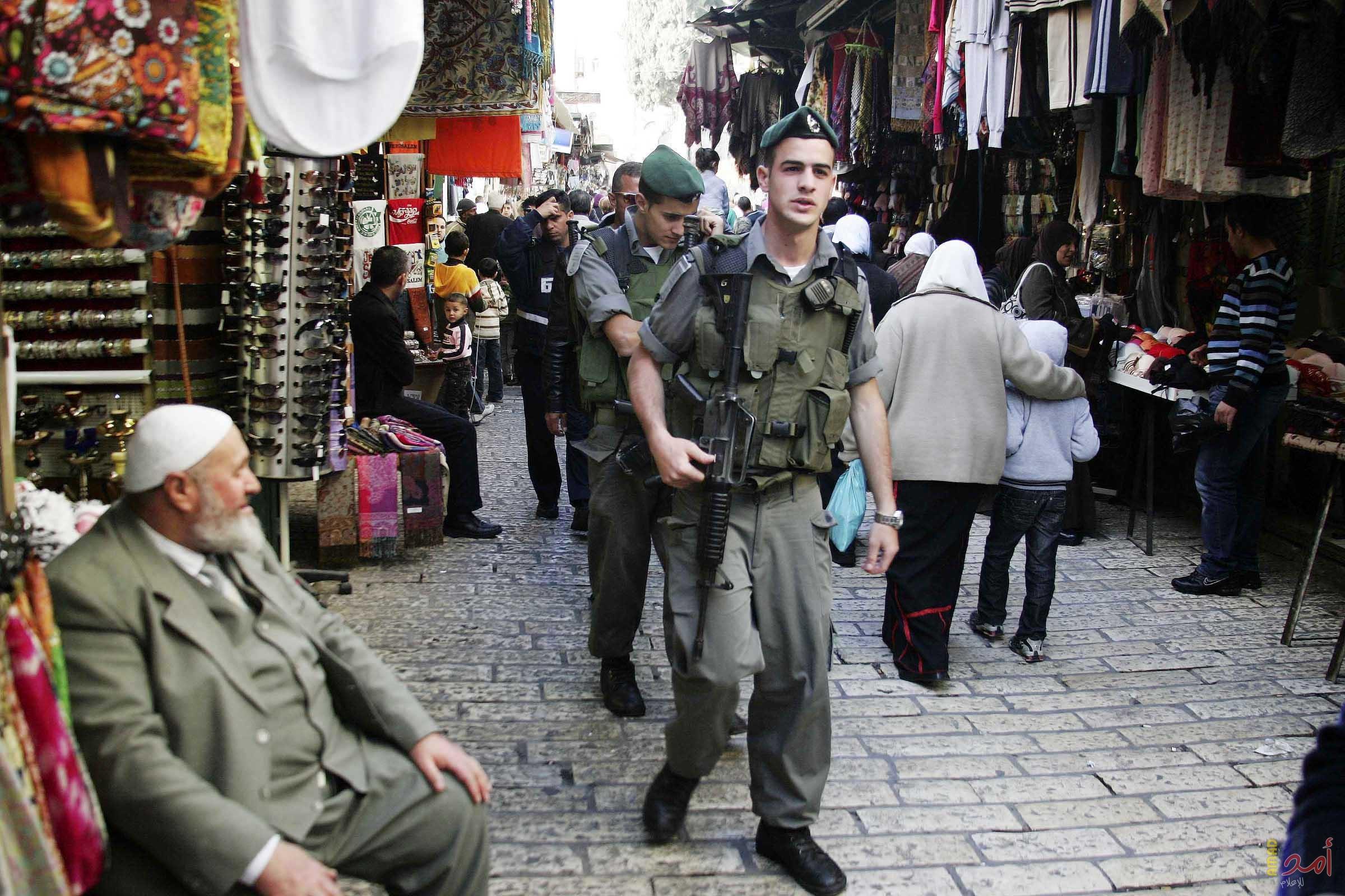 بلدية الاحتلال تحارب الأسواق في القدس القديمة