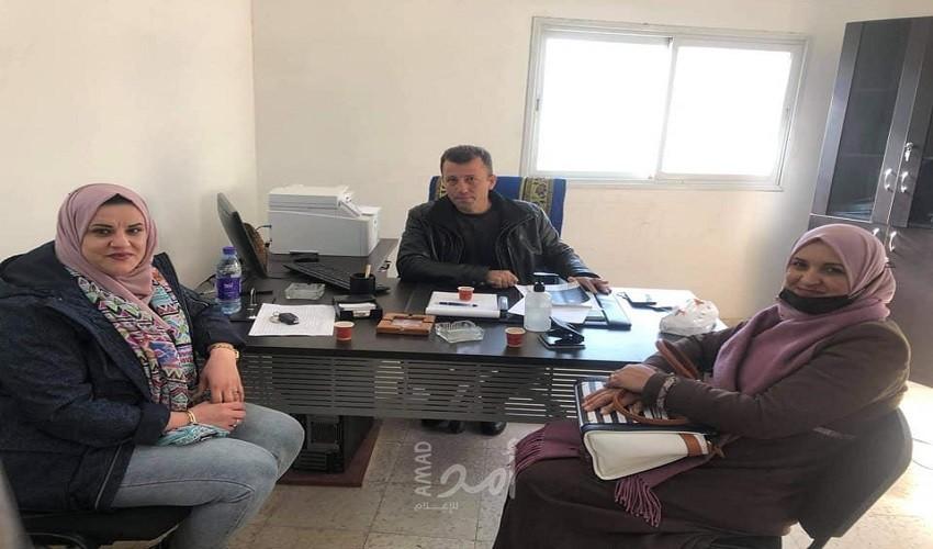 تأهيل شبيبة قلقيلية يبحث التعاون مع مؤسستي لجان العمل الصحي وانجاز فلسطين