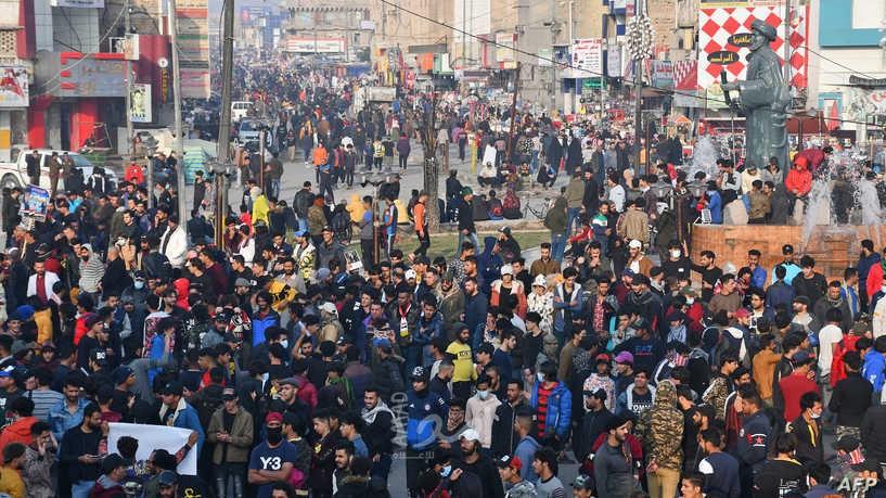 لعدم تطبيق وعودها..تجدد التظاهرات المنددة بـ"الحكومة العراقية" في الناصرية