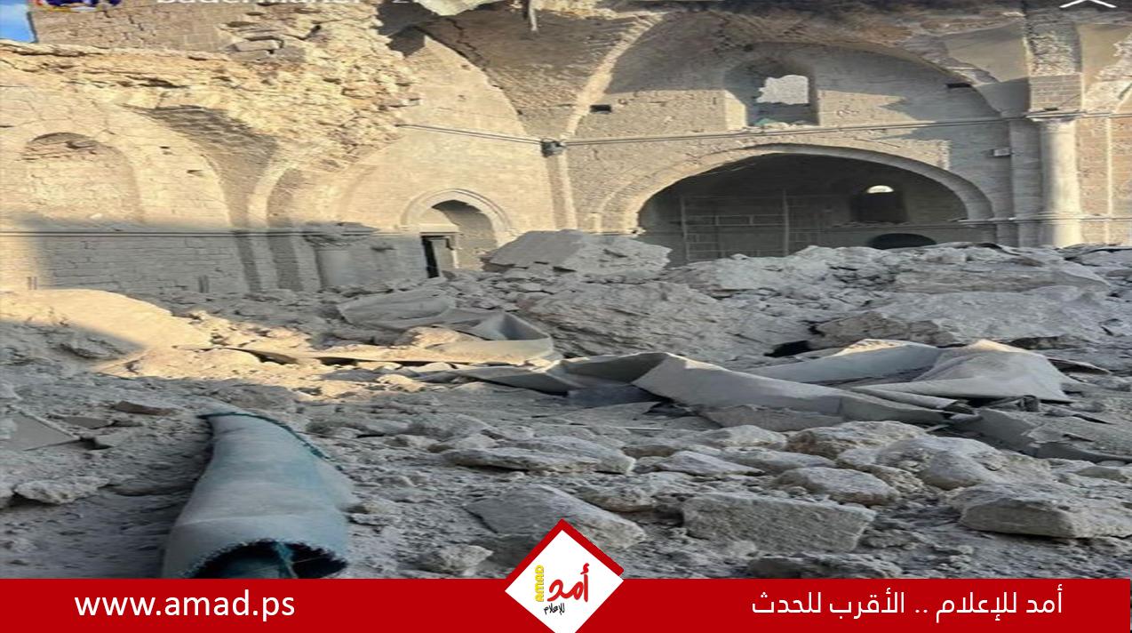 معايعة: الدمار الذي لحق بالمواقع الأثرية والتاريخية في غزة غير مسبوق