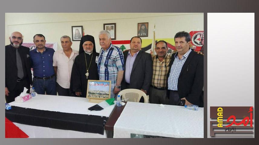 اللجنة الوطنية للدفاع عن الاسرى والمعتقلين تنظم لقاء تضامني مع القدس والاسرى في صور