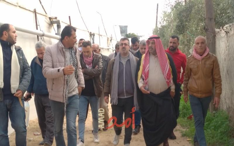 "الديمقراطية" ترفض التعدي على أراضي المواطنين وسط قطاع غزة - صور