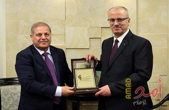الحمد الله يستقبل وفدا من مجلس الهيئة المستقلة للانتخابات الأردنية