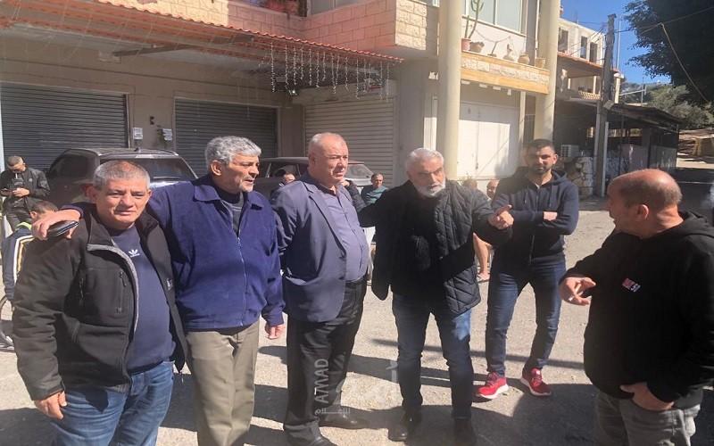 الناصرة: "بركة" يزور عائلة "أبو جابر" تضامنًا معهم