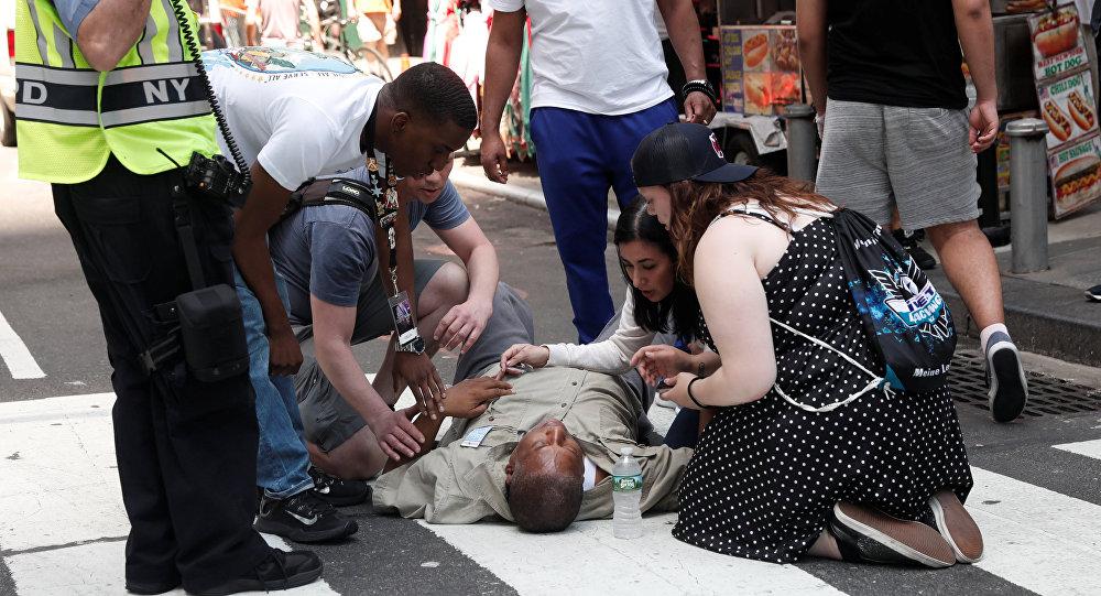 محدث بالصور ..شرطة نيويورك: قتيل و20 جريحًا في حادث دهس "غير إرهابي"