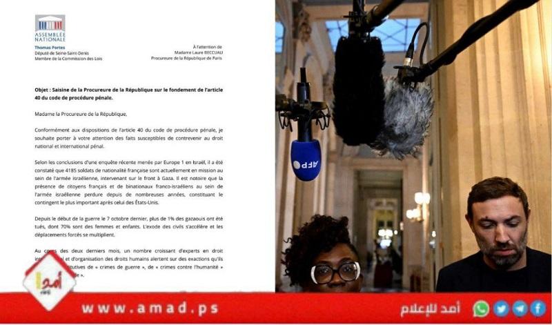 شكوى جنائية ضد (4185) جندياً من أصول فرنسية في جيش الاحتلال