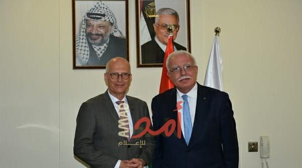 المالكي يطلع رئيس المجلس الاتحادي الألماني آخر المستجدات والتطورات السياسية على الساحة الفلسطينية