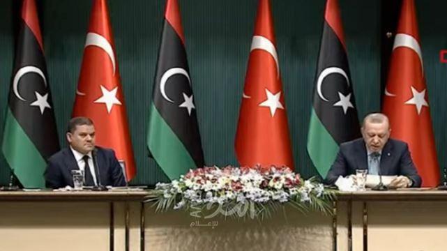 أردوغان والدبيبة يوقعان مذكرات تفاهم بين أنقرة وطرابلس