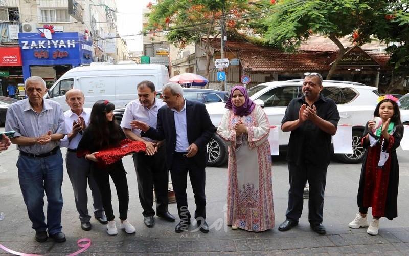 قلقيلية: افتتاح سوق قلقيلية الشعبي