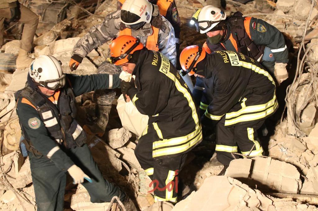 المالكي: فريق دولة فلسطين للتدخل والاستجابة العاجلة ينتشل عدد من جثث من تحت الأنقاض