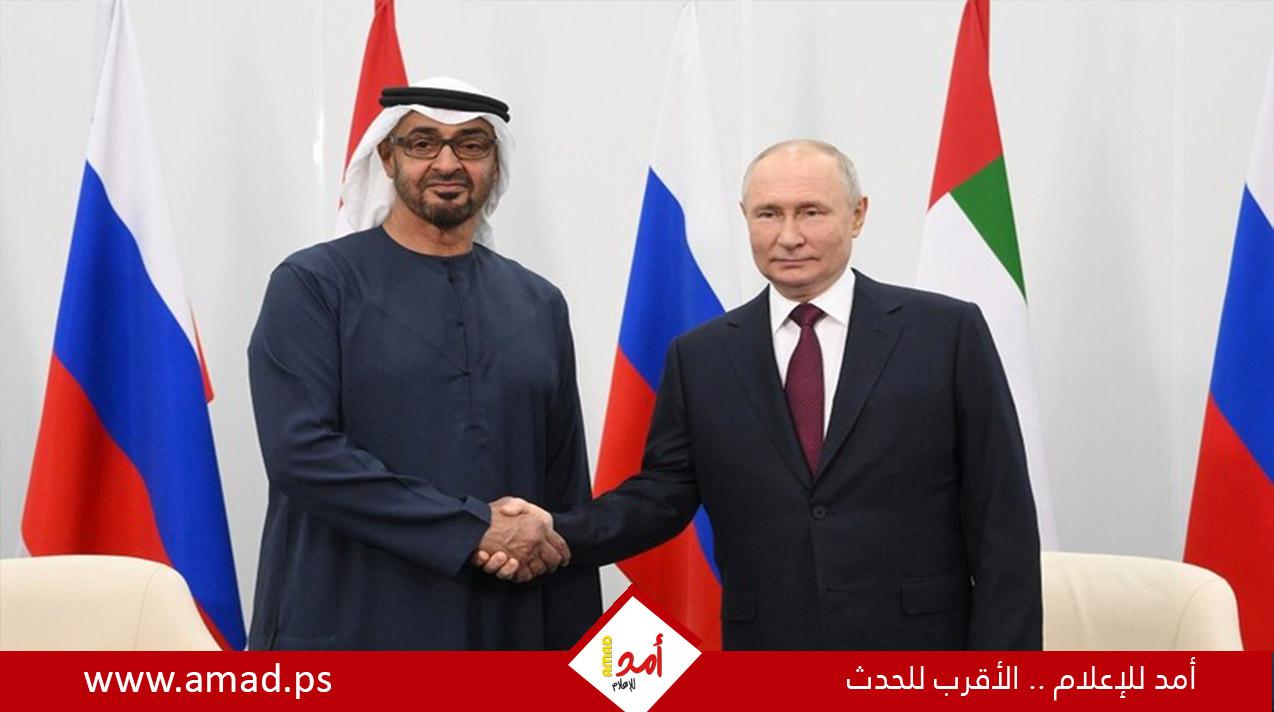 بوتين يصل إلى أبو ظبي ويلتقي بن زايد لتعزيز عناصر التعاون الروسي الإماراتي