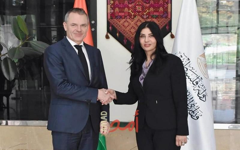 وكيل وزارة الخارجية تطالب الدنمارك الاعتراف بدولة فلسطين