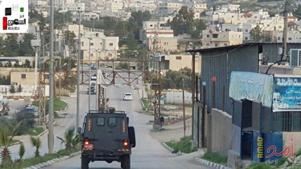 بالصور.. قوات الاحتلال تقتحم جنوب الخليل
