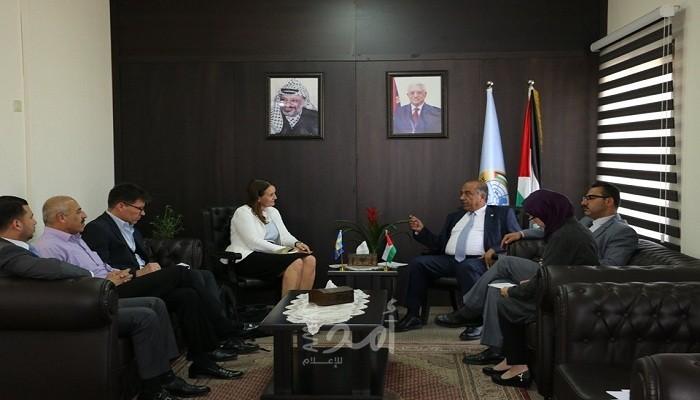 الشلالدة يبحث مع القنصل السويدي العام تعزيز التعاون الثنائي ودعم قطاع العدالة