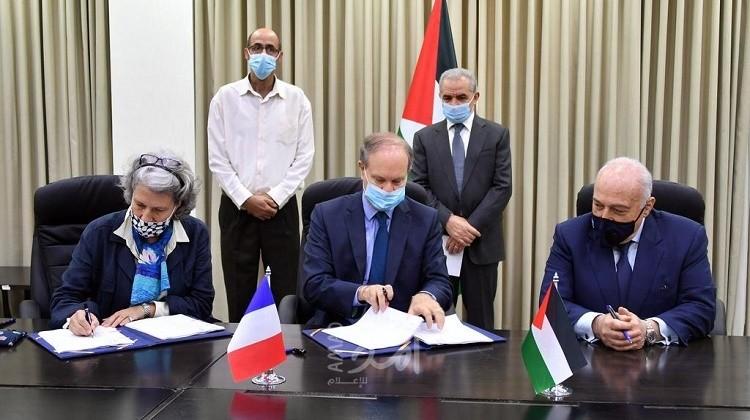فلسطين وفرنسا توقعان اتفاقية بـ10 ملايين يورو لدعم الصحة والمياه والمجتمع المدني