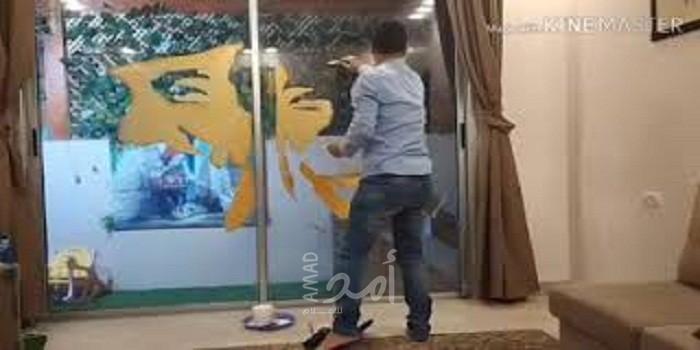 الفنان محمد الديري يحيي ذكرى استشهاد الخالد أبو جهاد بطريقة مبدعة