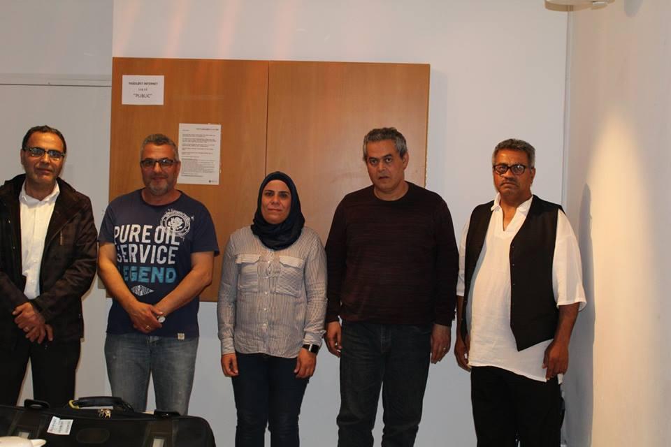 كوبنهاجن : اعضاء أقليم فتح يستقبلون عضو المجلس الثوري لحركة فتح هيثم عرار