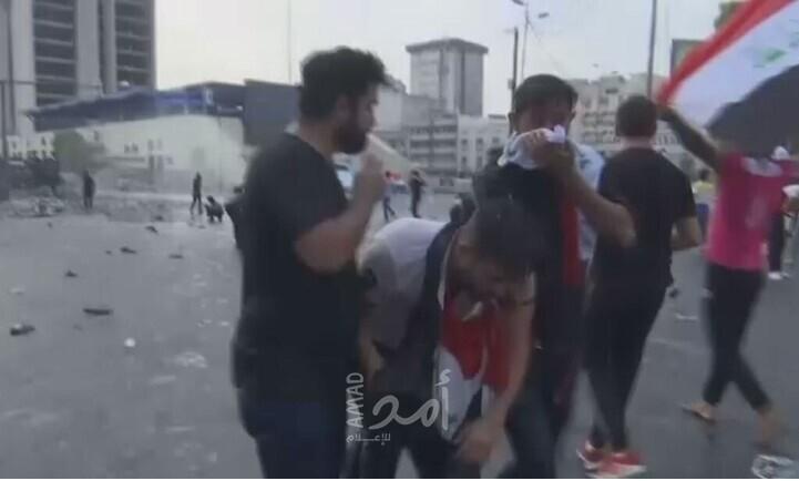محدث - العراق:  3 قتلى و60 مصاباً في تظاهرات ساحة التحرير وسط بغداد - صور وفيديو