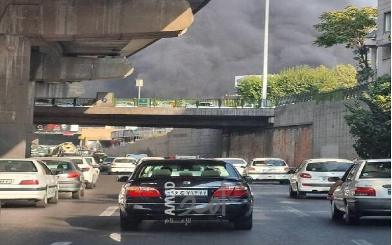 اندلاع حريق في مصنع تابع لوزارة الدفاع الإيرانية شمال طهران
