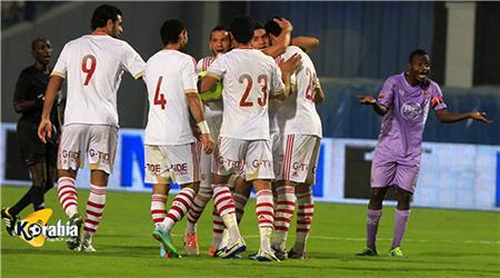 الزمالك يثأر لهزيمة الأهلى بدك دفاعات نكانا الزامبي بخماسية