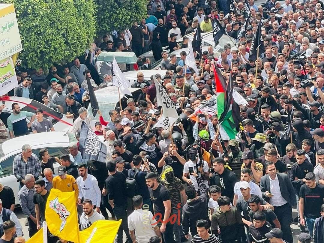 قلفيلية: تشييع جثمان الشهيد عائد سليم في بلدة عزون