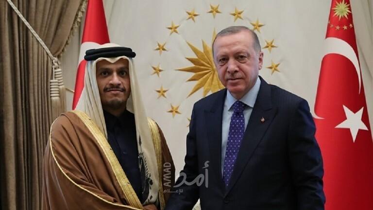 أردوغان يلتقي وزير خارجية قطر في اسطنبول