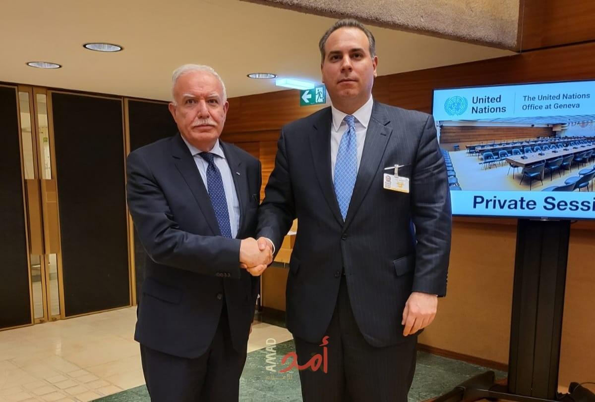 المالكي يلتقي نظيره وزير خارجية الجبل الاسود في جنيف ويطلعه على آخر التطورات 