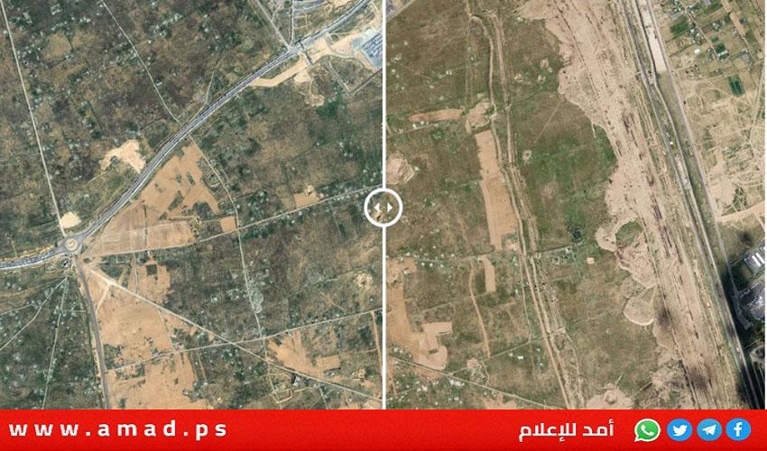 إعلام أمريكي: مصر تبني منطقة عازلة قرب حدودها مع قطاع غزة- صور