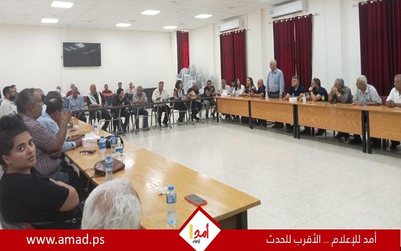 وفد مشترك لحزب الشعب والديمقراطية للسلام بتفقد أوضاع مخيم جنين