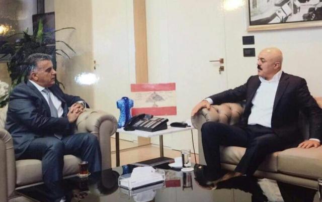 اللواء عباس ابراهيم مستقبلا المشهراوي