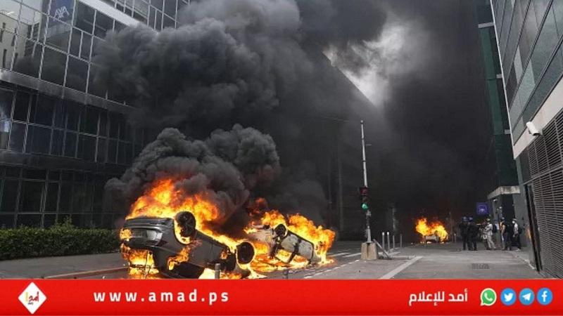 فرنسا تشتعل: أحداث عنف في مرسيليا وباريس ومتظاهرون يستولون أسلحة