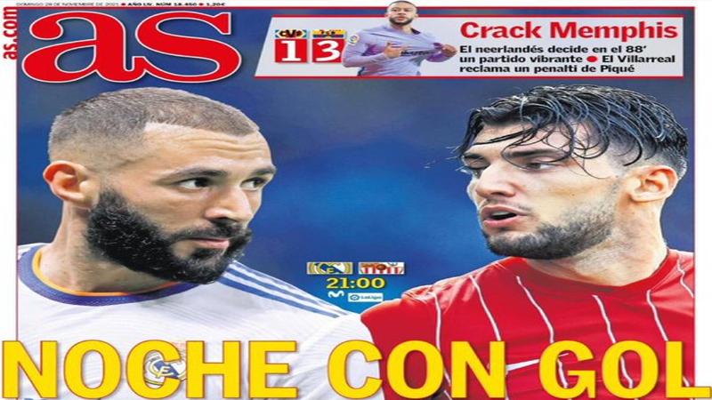 "آس" الإسبانية:  ريال مدريد ضد إشبيلية تحت شعار "موقعة الهجوم الأقوى"