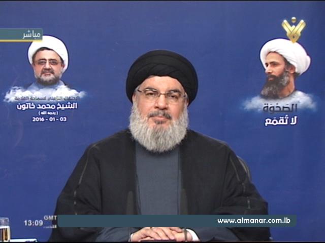 نصرالله يعزي حماس بشهداء القسام