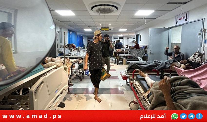 مكتب غزة الإعلامي يحمل طيش الاحتلال المسؤولية الكاملة عن حياة وسلامة جميع من كانوا في مجمع الشفاء الطبي