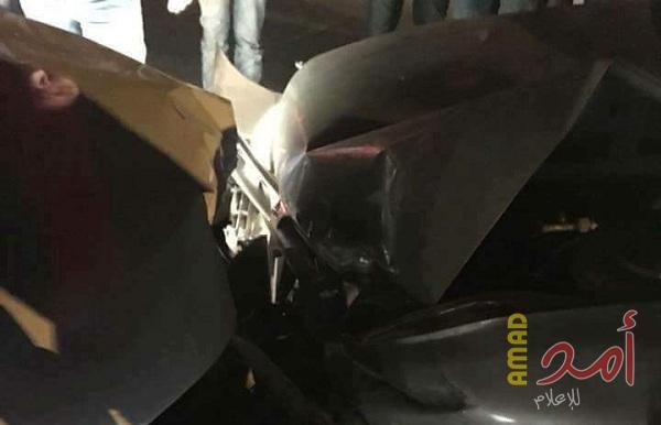 بالصور.. اصابات  بحادث سير في نابلس