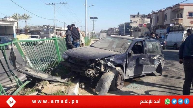 مرور غزة: وفاة و(5) إصابات في 10 حوادث سير