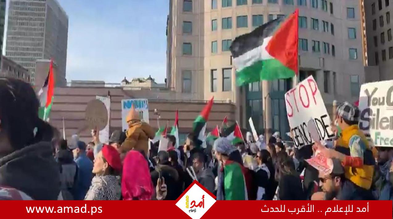 توجيه اتهامات لخمسة أشخاص بعد تظاهرة مؤيدة للفلسطينيين في لندن