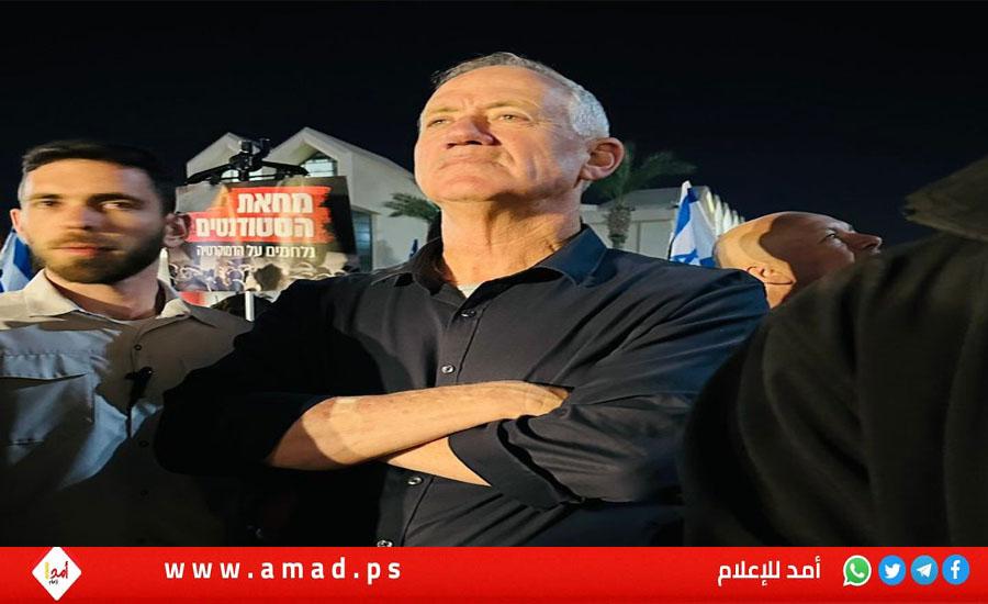 غانتس: لبنان وغزة تتحملان مسؤولية الصواريخ التي أطلقت على إسرائيل