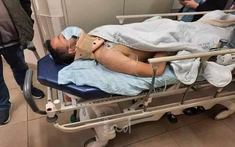 إصابة الشاب "أحمد الشيخ علي" بكسور بعد مطاردته والاعتداء عليه من قبل المستوطنين