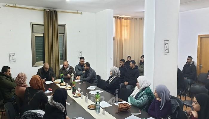 سكرتاريا الشبيبة وإقليم رام الله والبيرة يشكلون لجان طوارئ لمساندة الحكومة